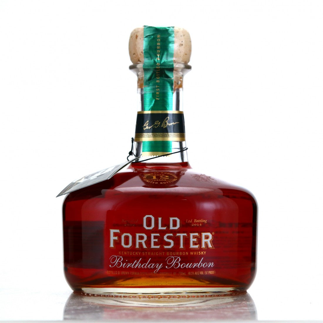 Old Forester 2002 Birthday Bourbon 2014 Release – El Cerrito Liquor
